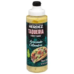 Herdez Taqueria Street Sauce Mild Avocado Cilantro Taco Sauce - 9 oz