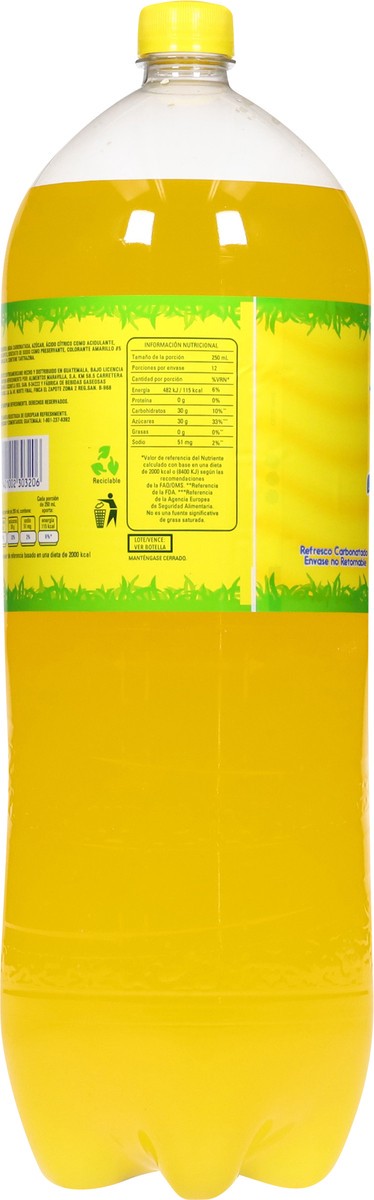 slide 12 of 14, Tiky Pina Carbonated Pineapple Flavor Soft Drink 3 l, 101 fl oz