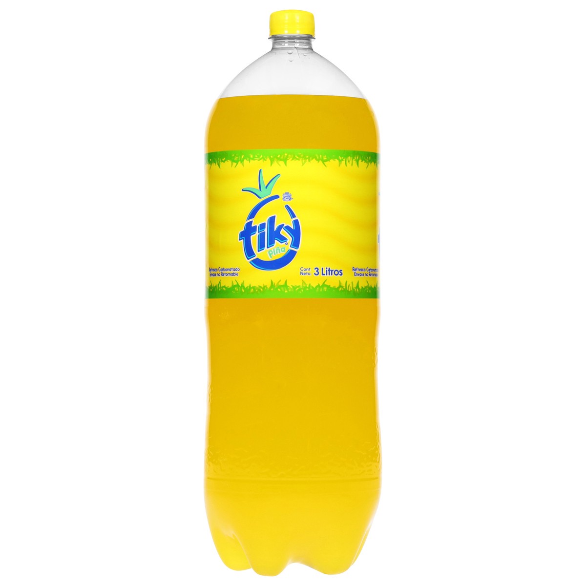 slide 7 of 14, Tiky Pina Carbonated Pineapple Flavor Soft Drink 3 l, 101 fl oz