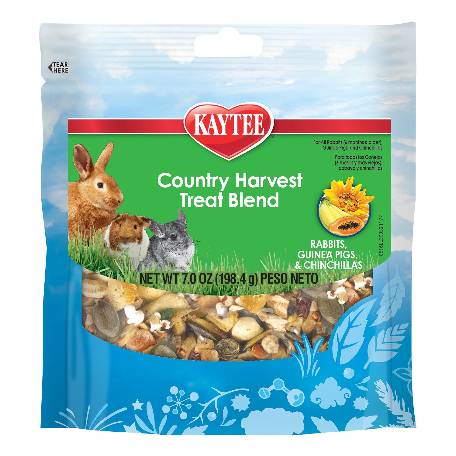 slide 1 of 4, Kaytee Pet Specialty Kaytee Country Harvest Small Animal Treat Blend 7 oz, 1 ct