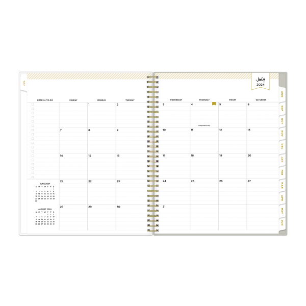 slide 3 of 6, 2024-2025 Day Designer Weekly/Monthly Planning Calendar, 8-1/2"" X 11"", Chic, July To June, 147769, 1 ct