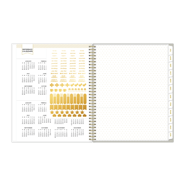 slide 5 of 6, 2024-2025 Day Designer Weekly/Monthly Planning Calendar, 8-1/2"" X 11"", Chic, July To June, 147769, 1 ct