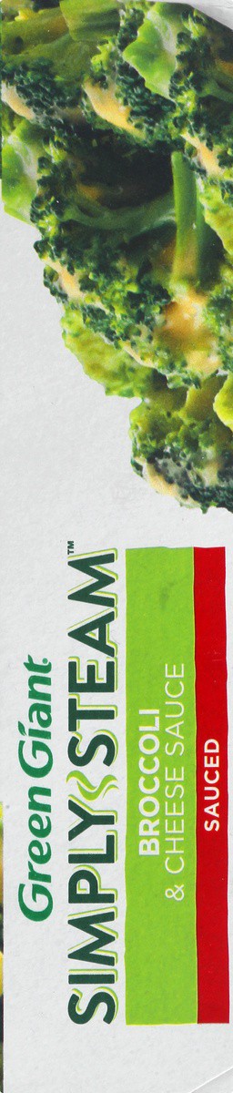 slide 3 of 9, Green Giant Simply Steam Sauced Broccoli & Cheese Sauce, 10 oz