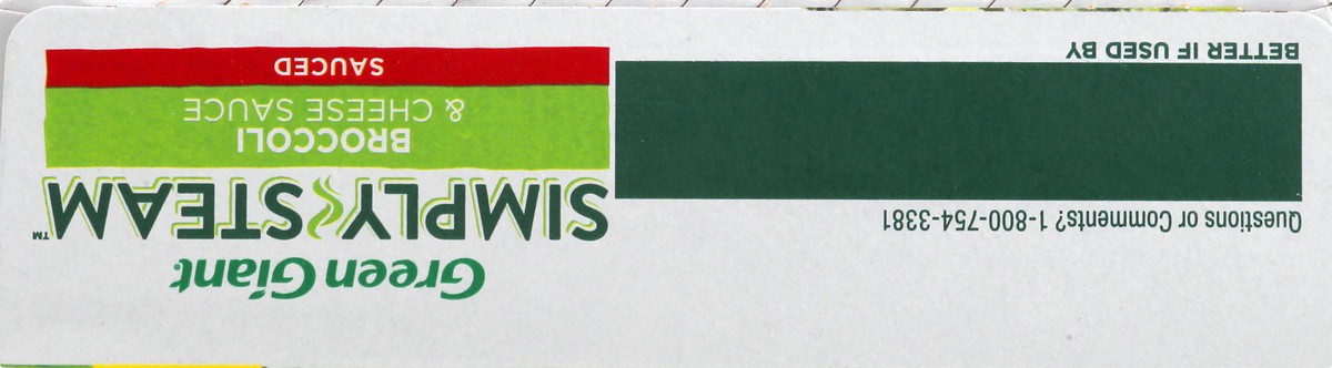 slide 9 of 9, Green Giant Simply Steam Sauced Broccoli & Cheese Sauce, 10 oz