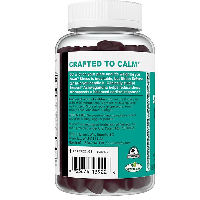 slide 4 of 4, Nature's Way Stress Defense Gummies, 60 cnt