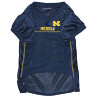 slide 4 of 5, Pets First Michigan Mesh Jersey, Medium, MED