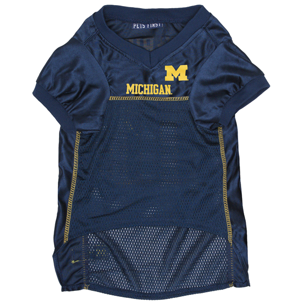 slide 3 of 5, Pets First Michigan Mesh Jersey, Medium, MED