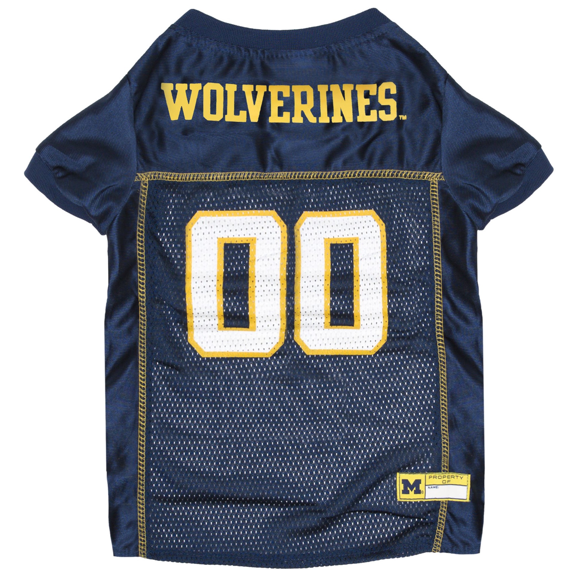 slide 1 of 5, Pets First Michigan Mesh Jersey, Medium, MED