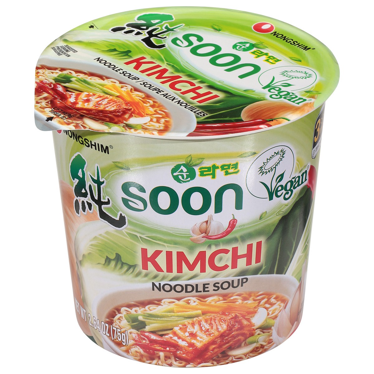 slide 1 of 4, Nongshim Kimchi Noodle Soup 2.64 oz, 2.64 oz