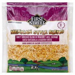 First Street Shredded Mexican Blend Cheese