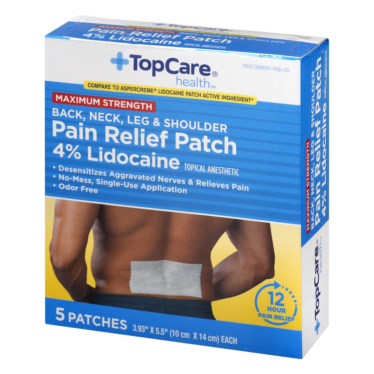 slide 2 of 11, TopCare Health Maximum Strength Pain Relief Patch 5 ea, 5 ct