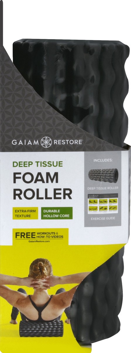 slide 3 of 4, Gaiam Restore Deep Tissue Roller, 13 in