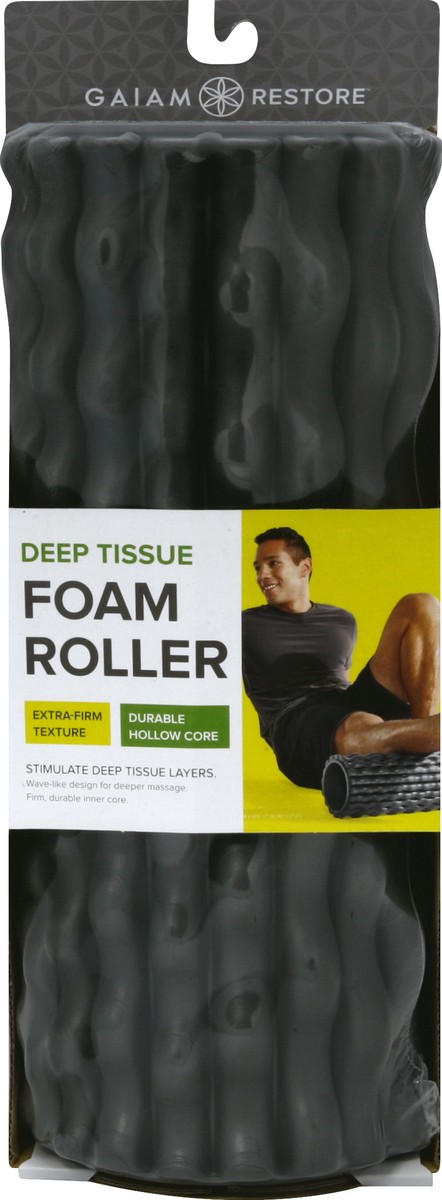 slide 4 of 4, Gaiam Foam Roller 1 ea, 13 in