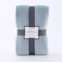 Berkshire Blanket Perfect Touch Blanket - Blue Stencil