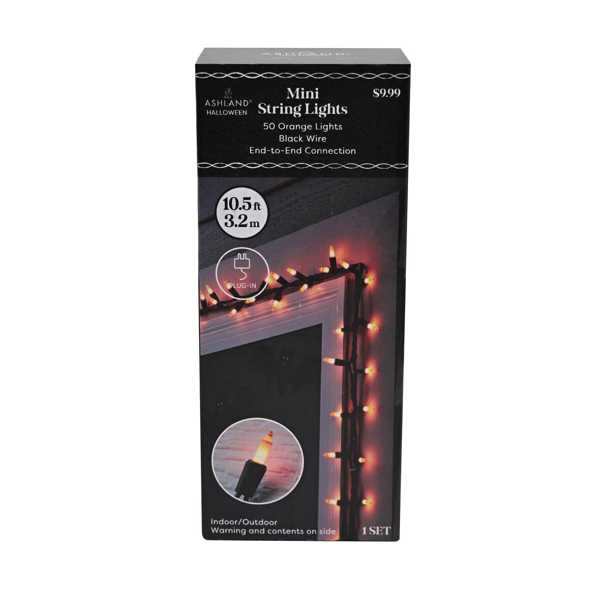 slide 2 of 5, 10.5ft. Mini Orange String Lights By Ashland, 10.5 ft