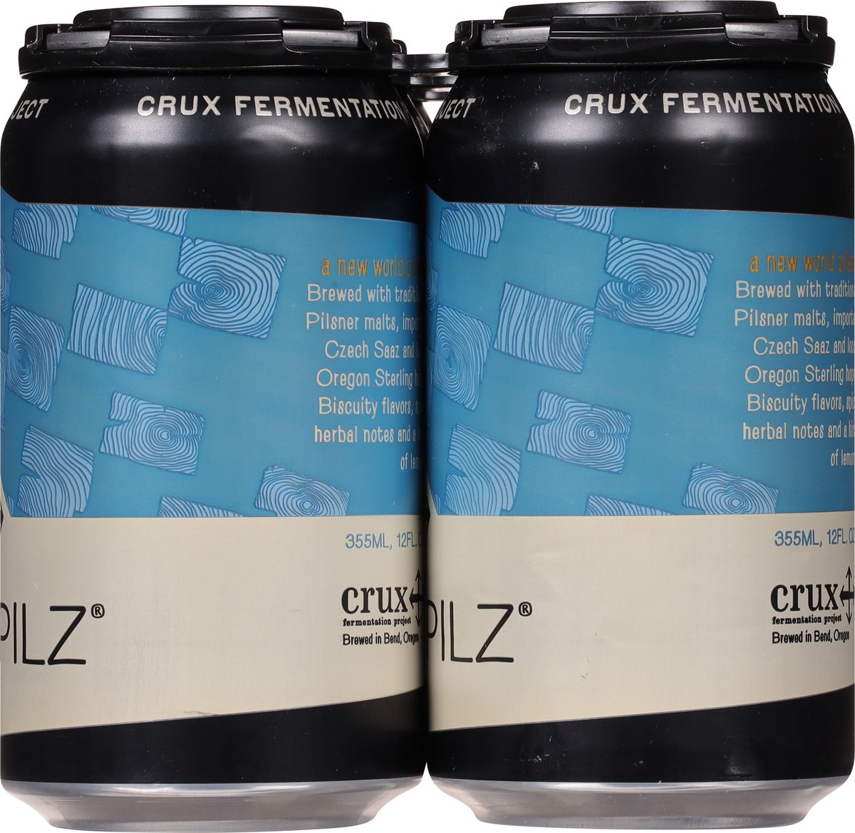 slide 5 of 10, Crux Fermentation Project Crux Pilz Beer 6 - 12 fl oz Cans, 6 ct; 12 fl oz