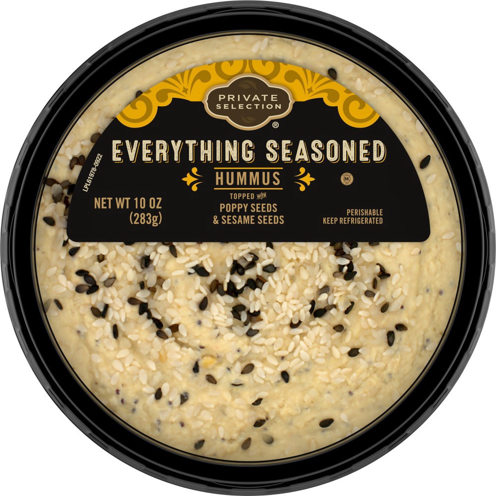 slide 5 of 9, Private Selection Everything Seasoned Hummus - 10 oz, 10 oz