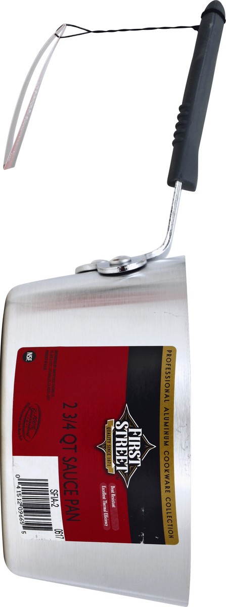 slide 3 of 6, First Street Aluminum Sauce Pan, 2.75 qt