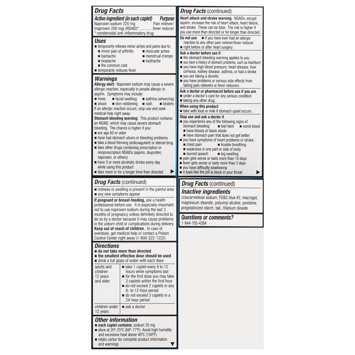 slide 13 of 13, First Street Fs Naproxen Sodium Caplets (Comp Aleve), 50 ct
