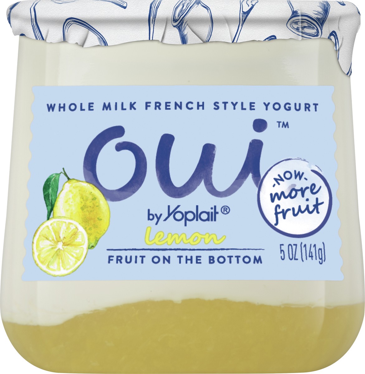 slide 3 of 8, Oui by Yoplait French Style Lemon Whole Milk Yogurt, 5 OZ Jar, 5 oz