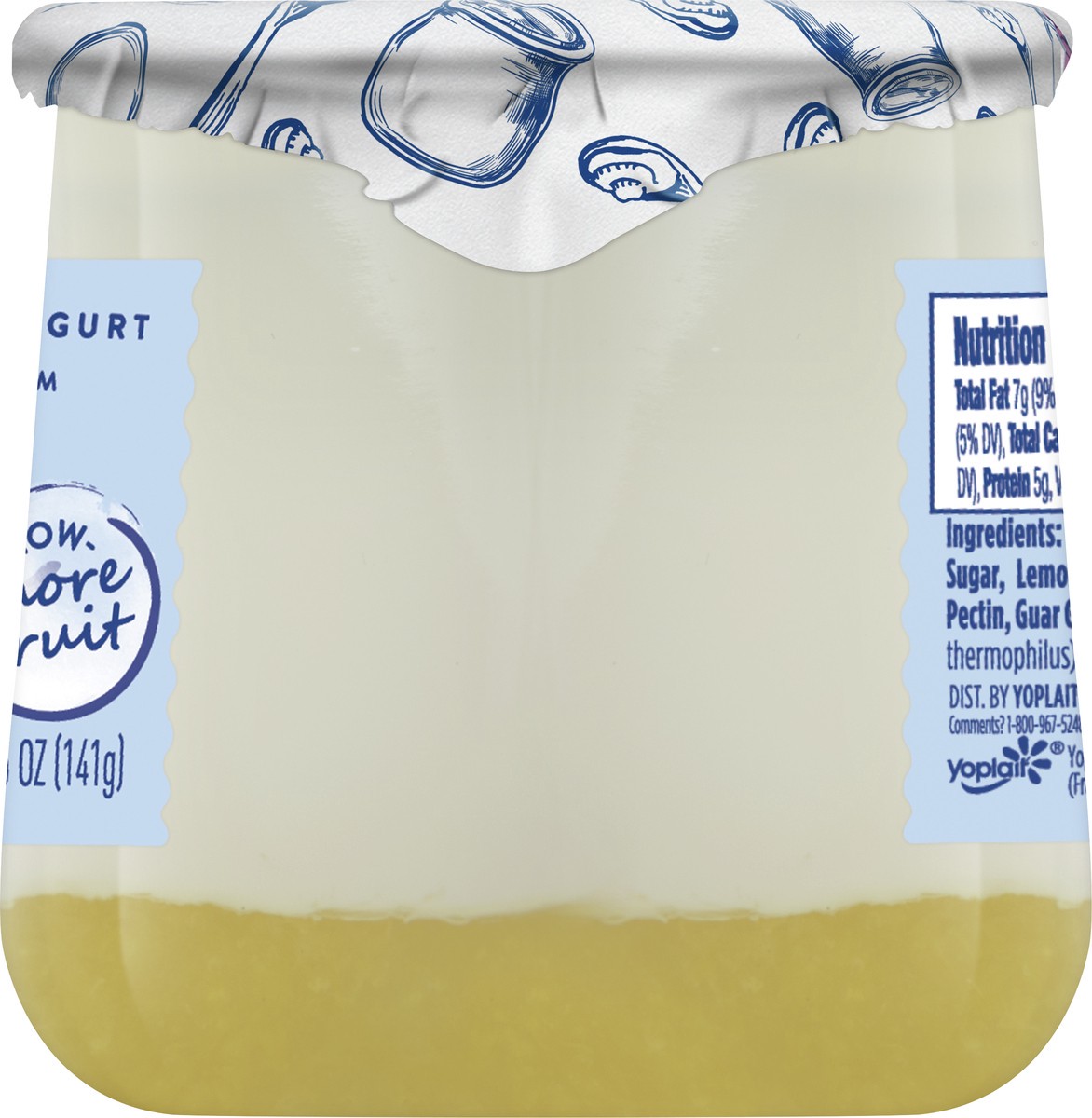 slide 2 of 8, Oui by Yoplait French Style Lemon Whole Milk Yogurt, 5 OZ Jar, 5 oz