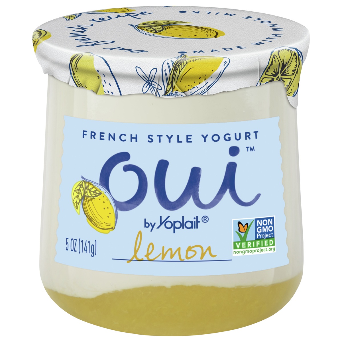 slide 1 of 1, Oui French Style Lemon Yogurt 5 oz, 5 oz
