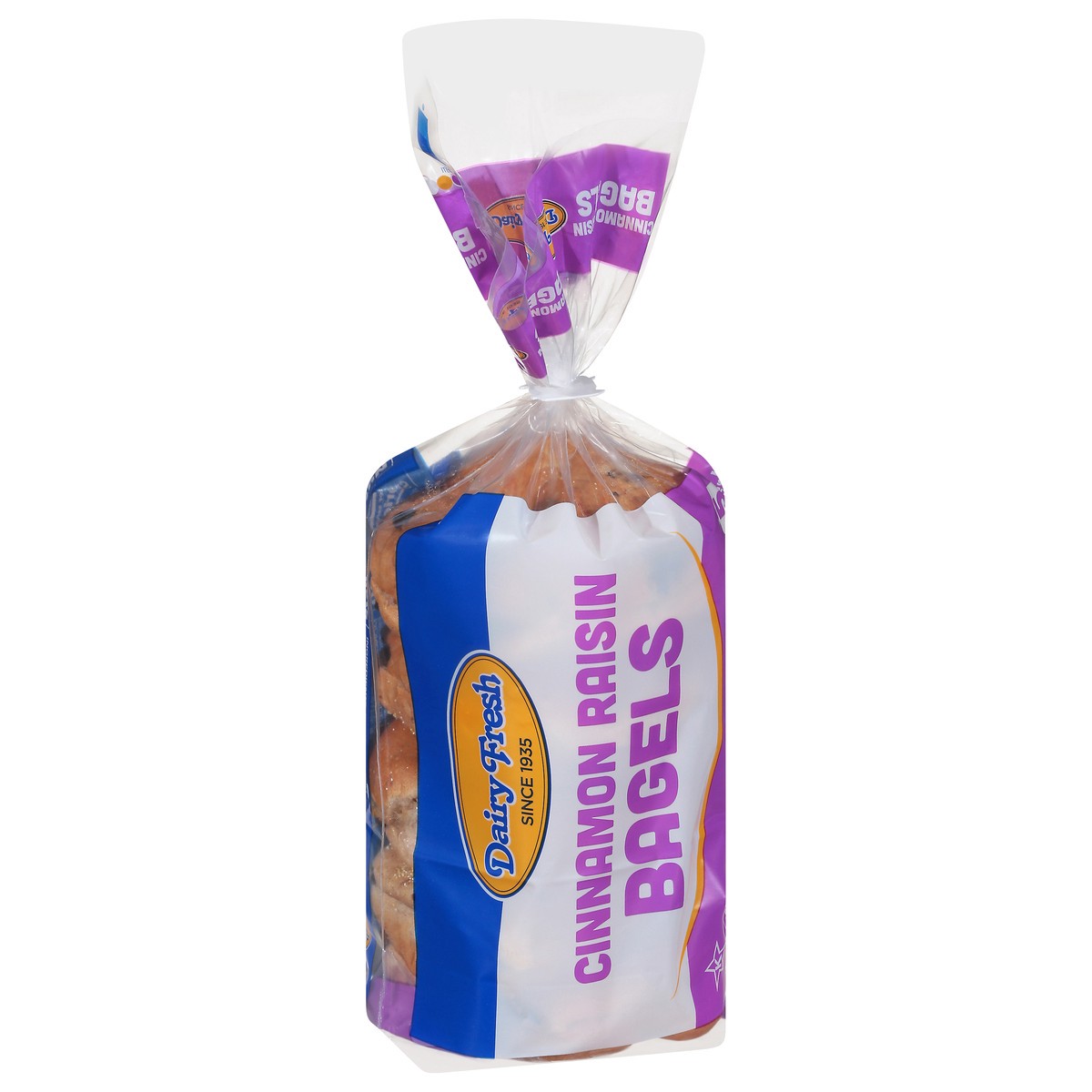 slide 3 of 9, Dairy Fresh Cinnamon Bagels, 14.5 oz