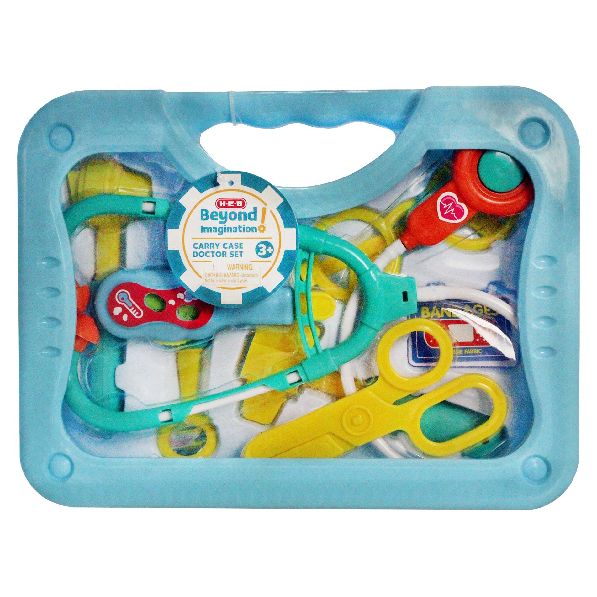 slide 1 of 1, H-E-B Beyond Imagination! Doctor's Carry Case Playset, 1 ct