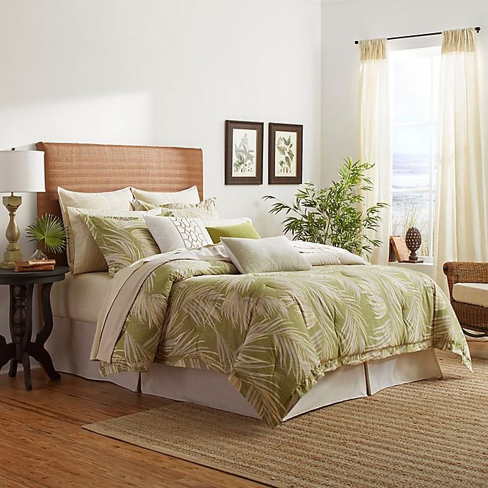 slide 1 of 5, Tommy Bahama Canyon Palms Queen Comforter Set - Green, 4 ct