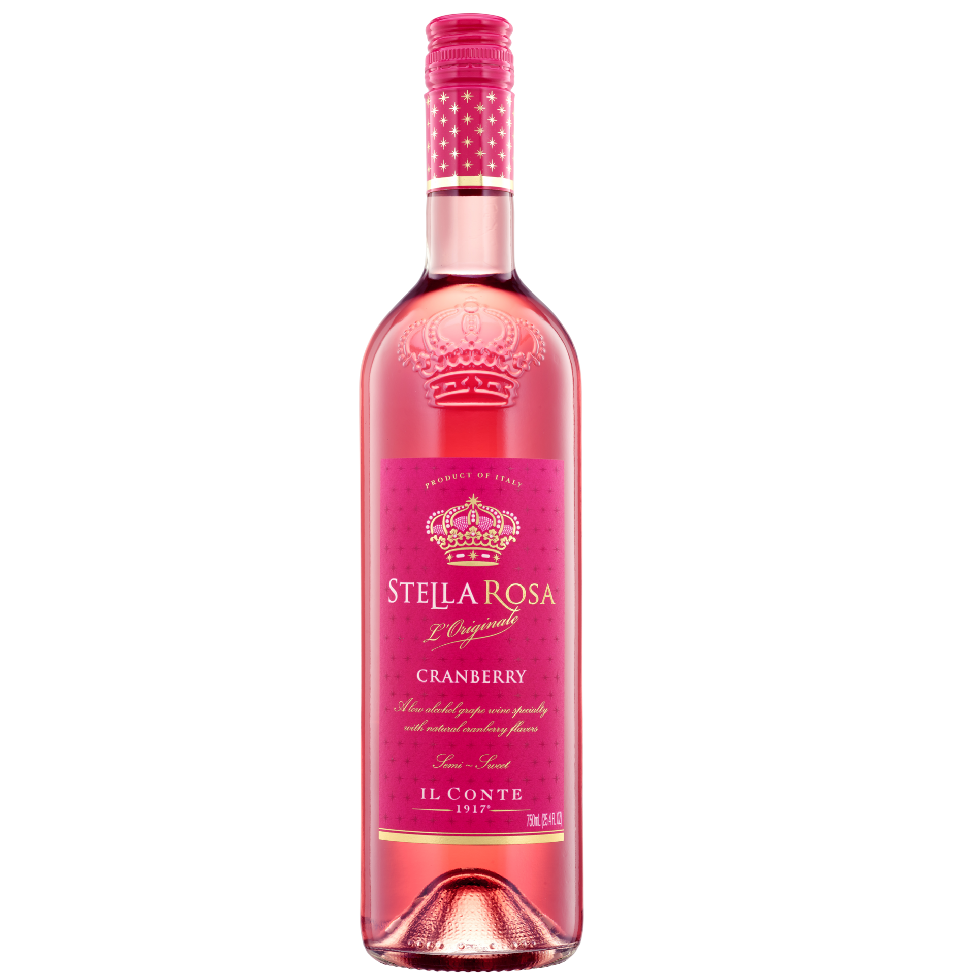 Stella Rosa Wine, Cranberry, SemiSweet 750 ml Shipt