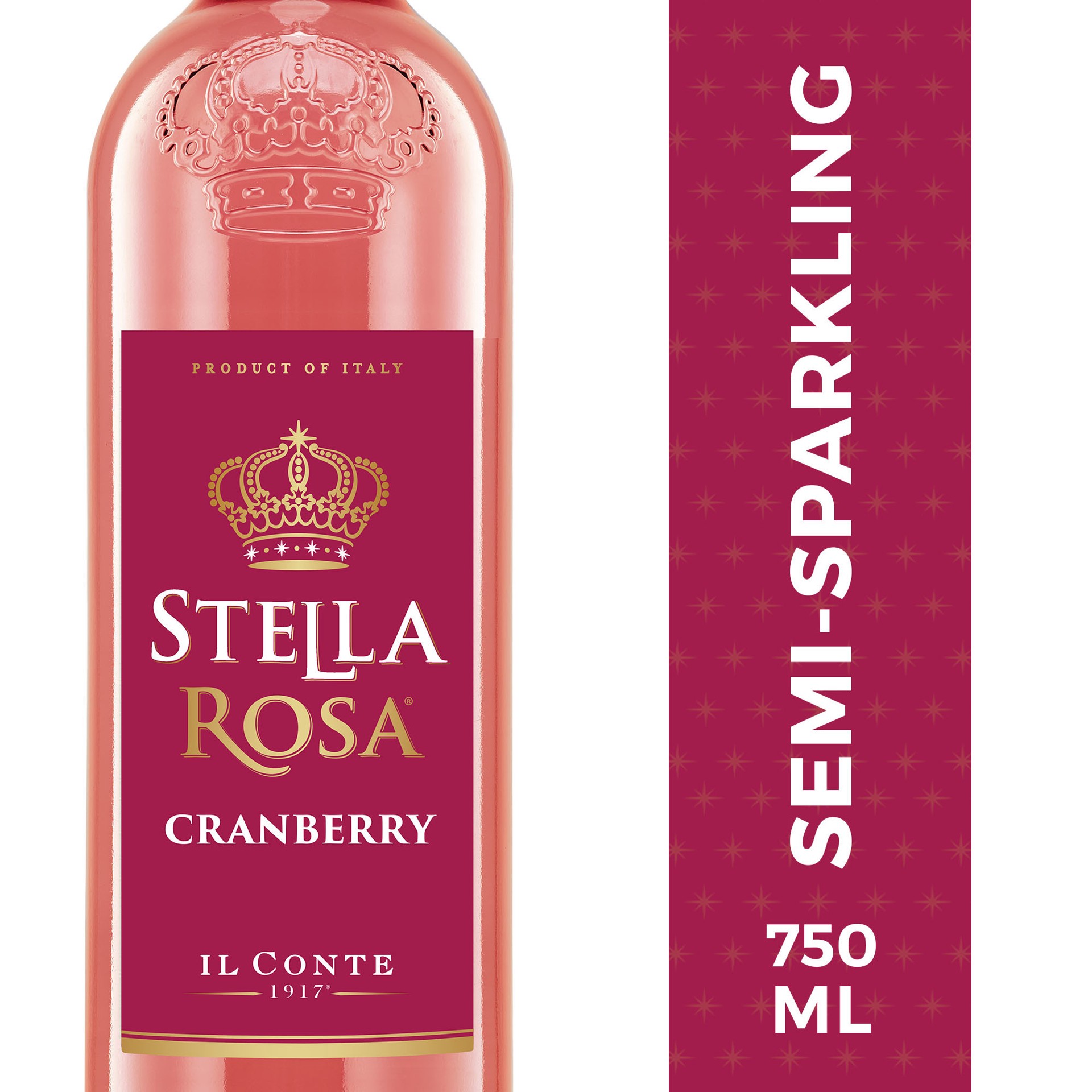 slide 1 of 2, Stella Rosa Cranberry Semi-Sweet Red Wine 750 ml, 750 ml