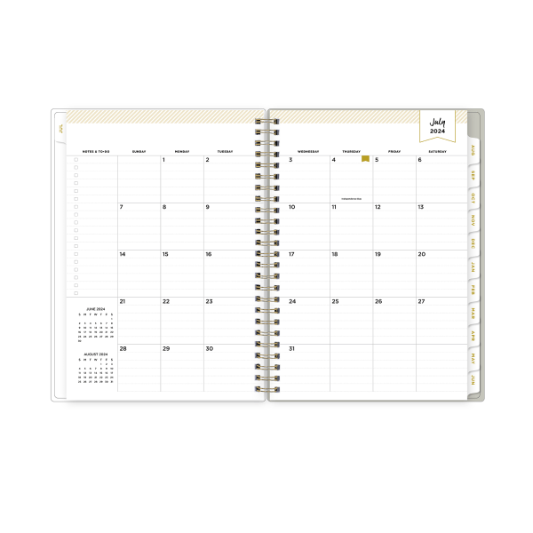 slide 4 of 6, 2024-2025 Day Designer Weekly/Monthly Planning Calendar, 5-7/8"" X 8-5/8"", Chic, July To June, 147770, 1 ct
