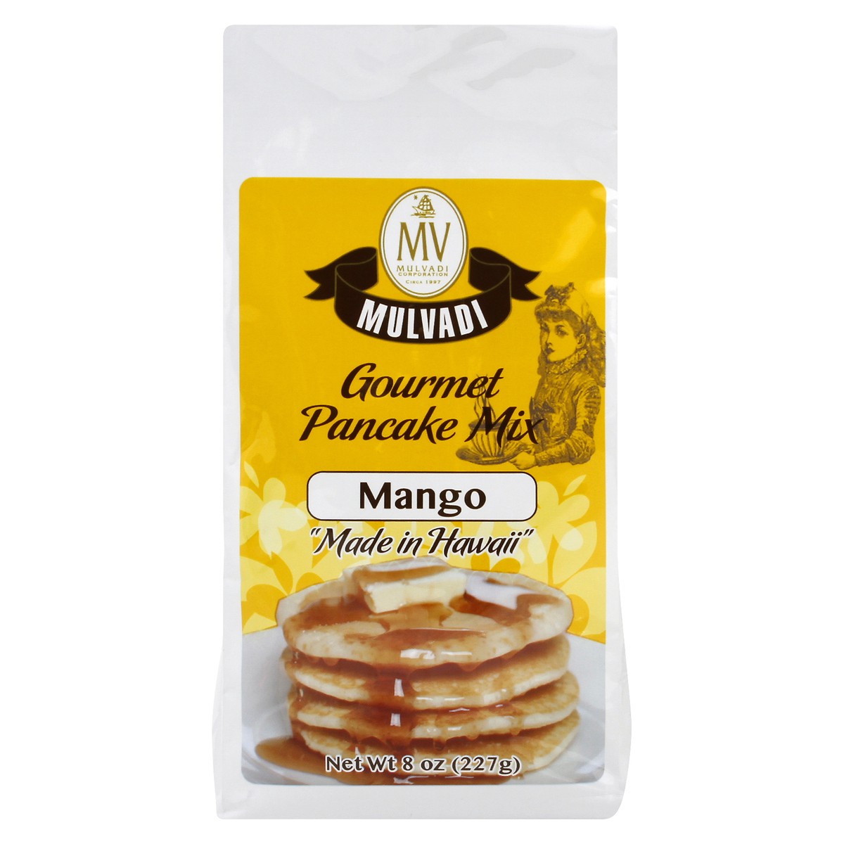 slide 1 of 10, Mulvadi Pancake Mix, Gourmet, Mango, 