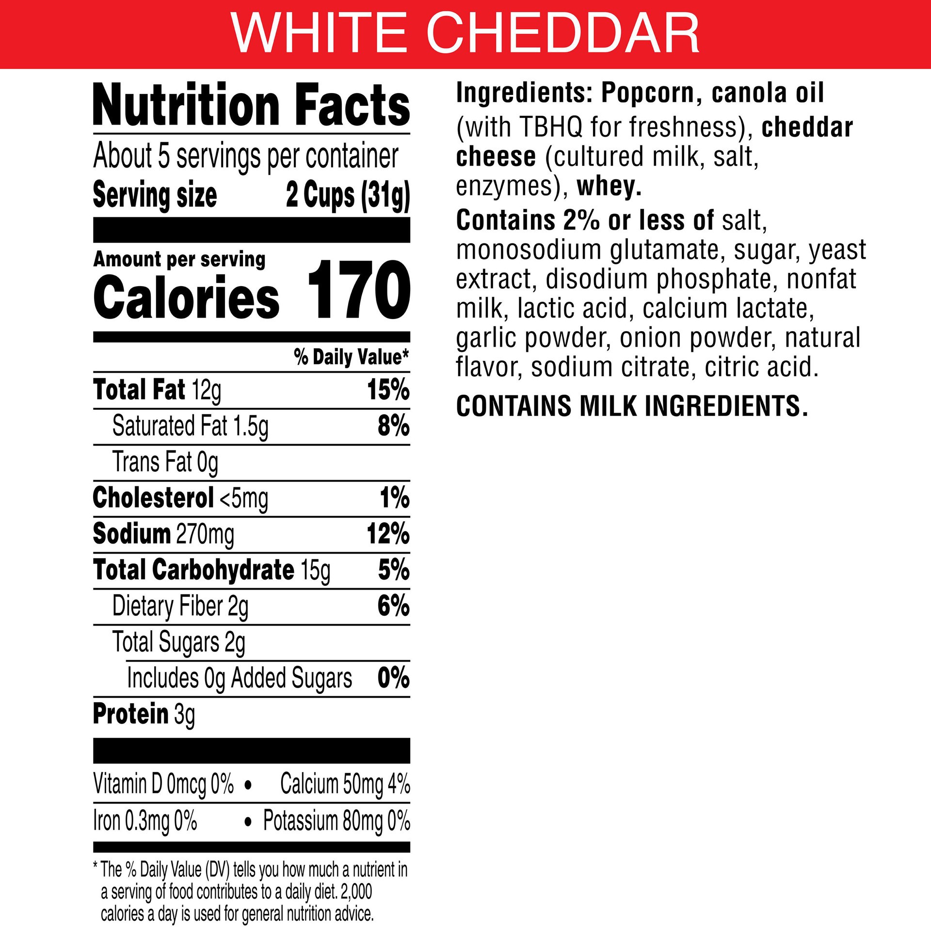 CheezIt White Cheddar Loaded Popcorn 6 oz Shipt