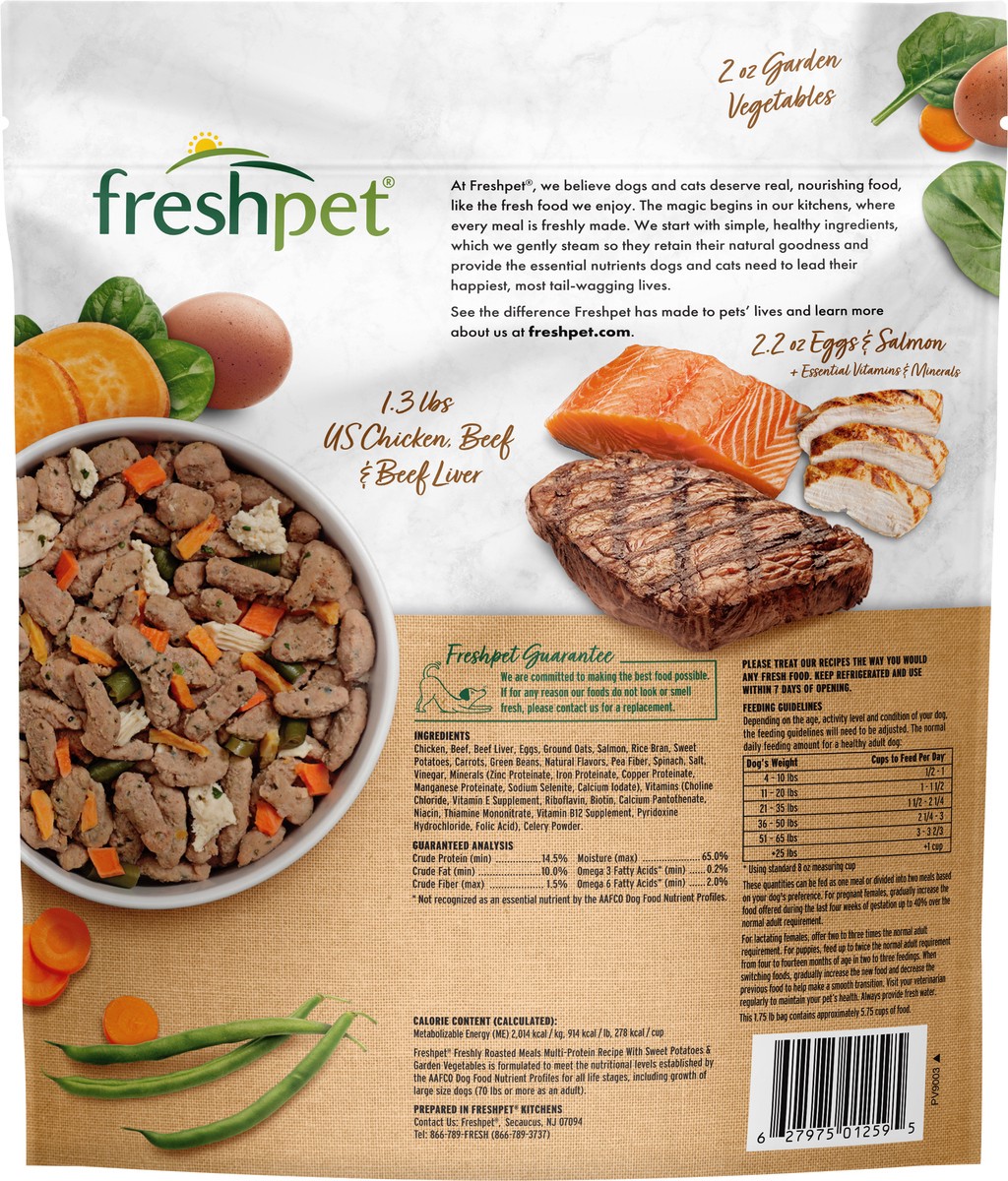 slide 4 of 4, Freshpet Healthy & Natural Dog Food, Fresh Multiprotein Recipe, 1.75 lb