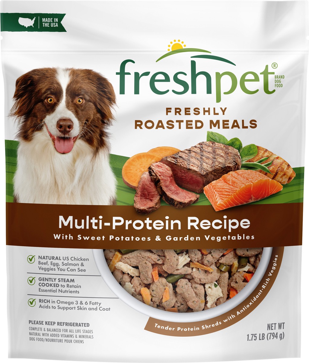 slide 2 of 4, Freshpet Healthy & Natural Dog Food, Fresh Multiprotein Recipe, 1.75 lb