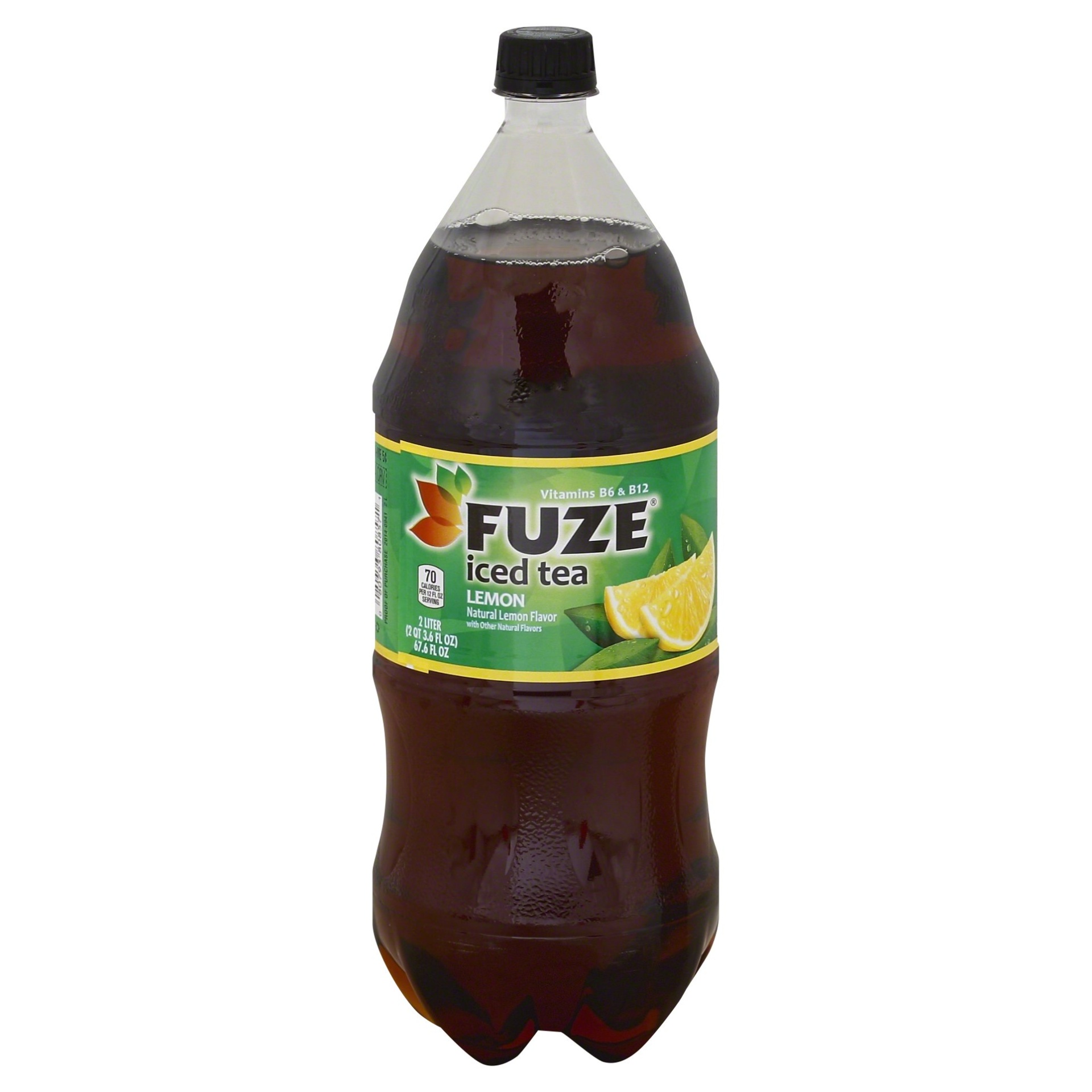 slide 1 of 1, Fuze Fusions Lemon Iced Tea, 2 liter