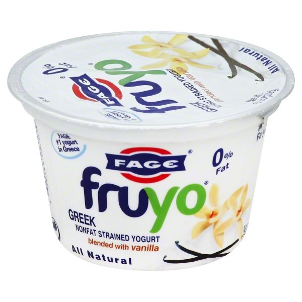 slide 1 of 1, Fage Usa Dairy Industry Inc Fage Fruyo Greek Nonfat Strained Yogurt Vanilla, 6 oz