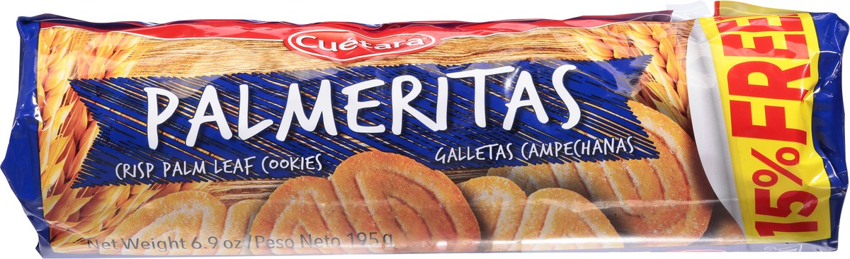 slide 10 of 13, Cuétara Crisp Palm Leaf Cookies 6.9 oz, 6.8 oz