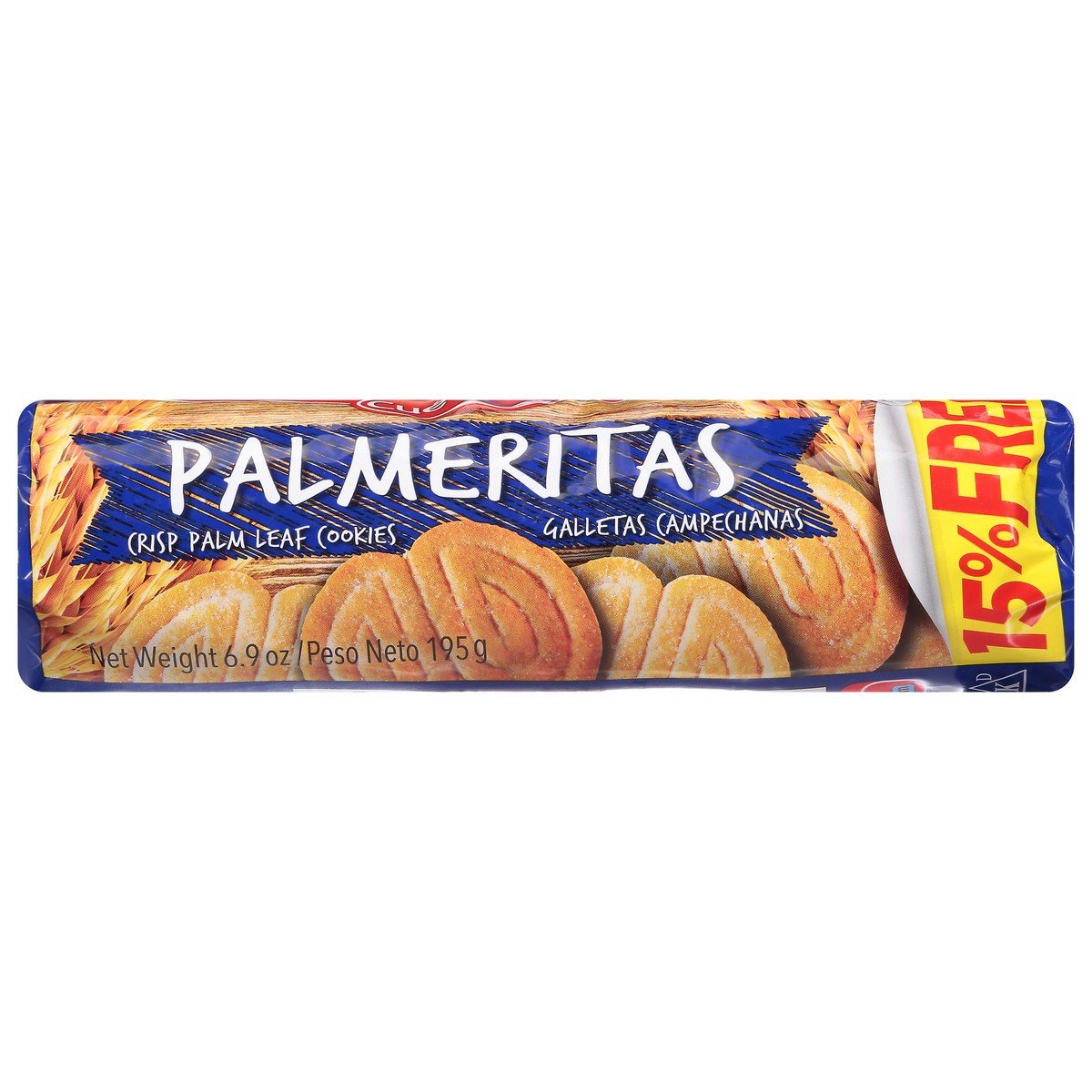 slide 9 of 13, Cuétara Crisp Palm Leaf Cookies 6.9 oz, 6.8 oz