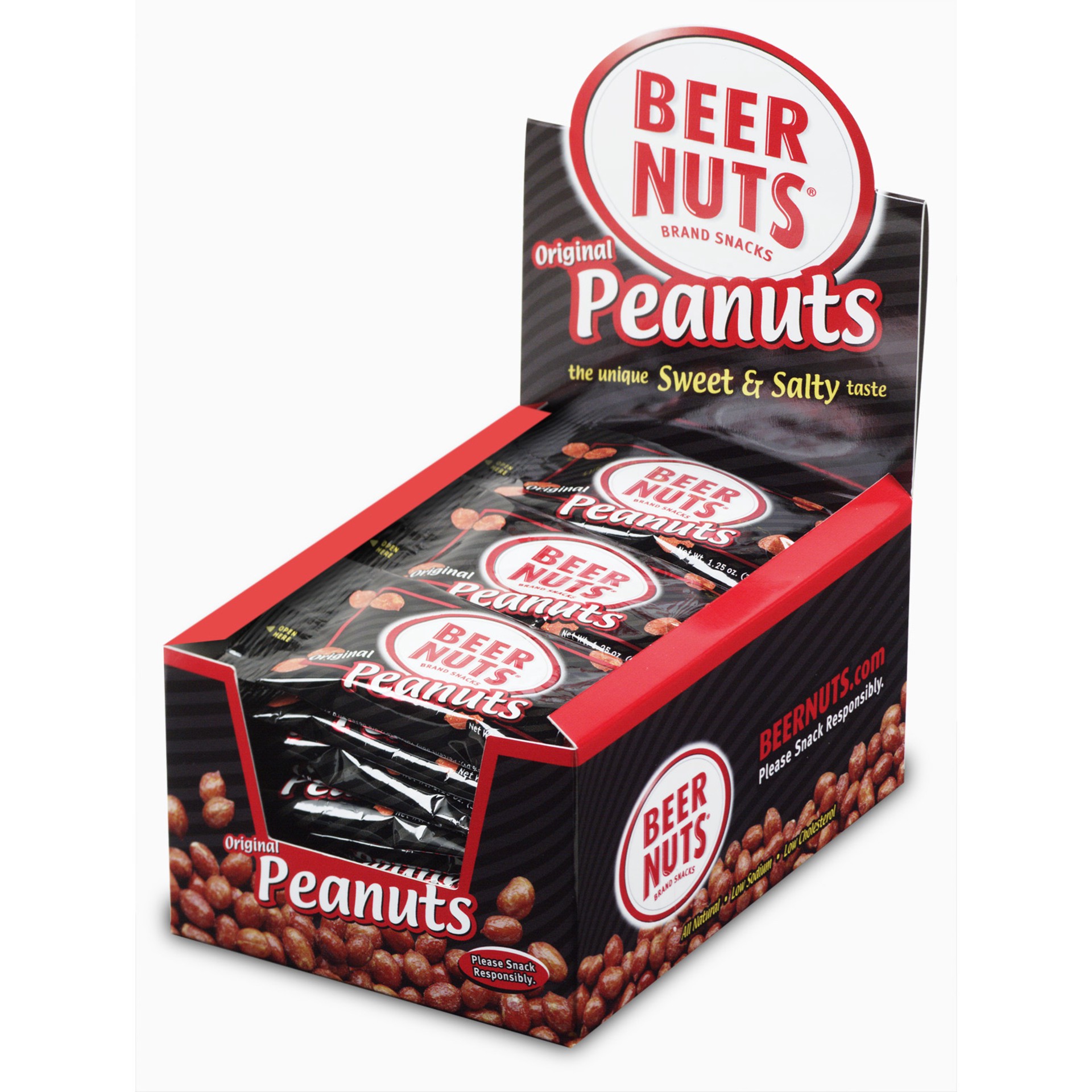 slide 1 of 6, Distributed Consumables 1.25 oz Beer Nut Peanuts Counter Display, 1 ct