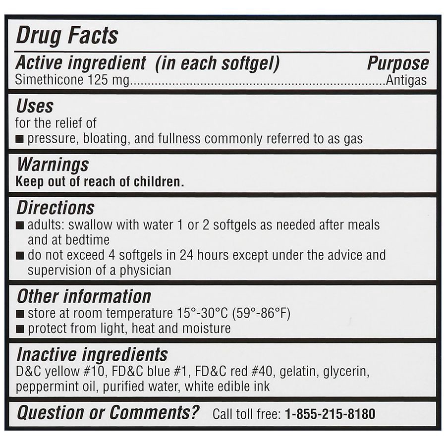 slide 2 of 4, Walgreens Gas Relief, 72 ct