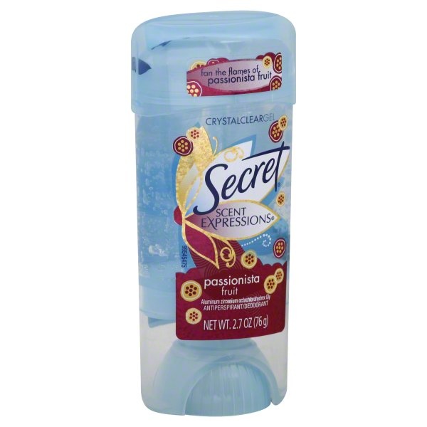 slide 1 of 1, Secret Scent Expressions Passionista Fruit Gel Antiperspirant, 2.7 oz