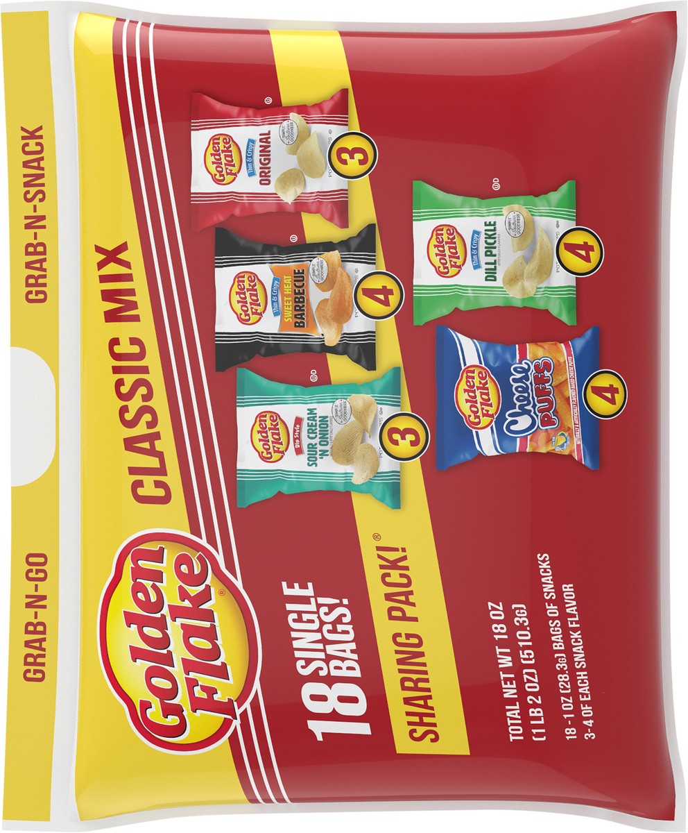 slide 3 of 5, Golden Flake Goldnf 18Ct Classc Mix, 18 oz