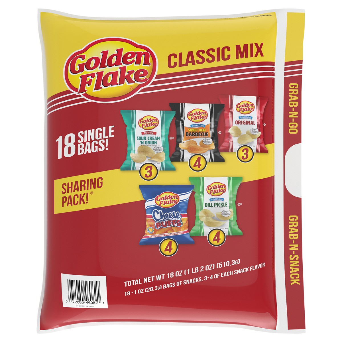 slide 1 of 5, Golden Flake Goldnf 18Ct Classc Mix, 18 oz