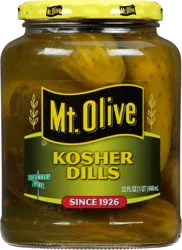 Mt. Olive Kosher Dills Pickles 32 fl oz Jar