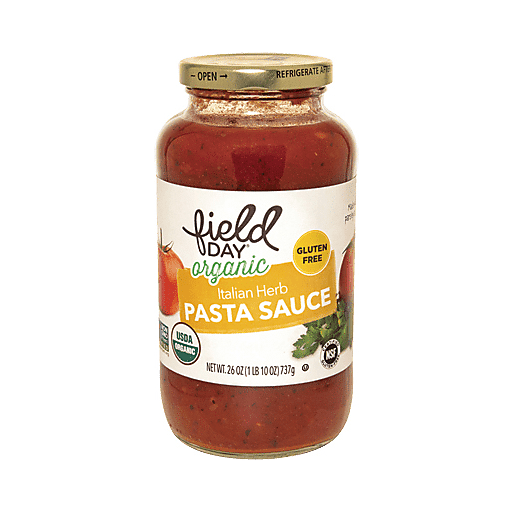 slide 1 of 1, Field Day Italian herb Pasta Sauce, 26 oz