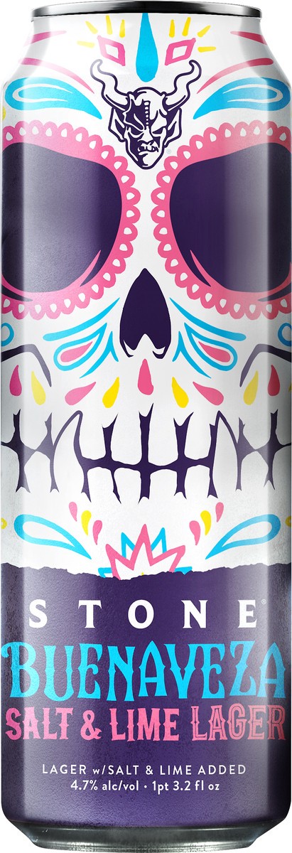 slide 4 of 4, Stone Buenaveza Salt & Lime Lager Beer 19.2 oz, 19.2 oz