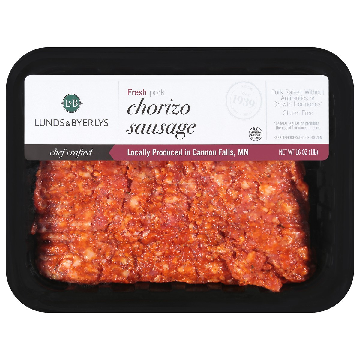 slide 1 of 13, Lunds & Byerlys Chorizo Fresh Pork Sausage 16 oz, 16 oz