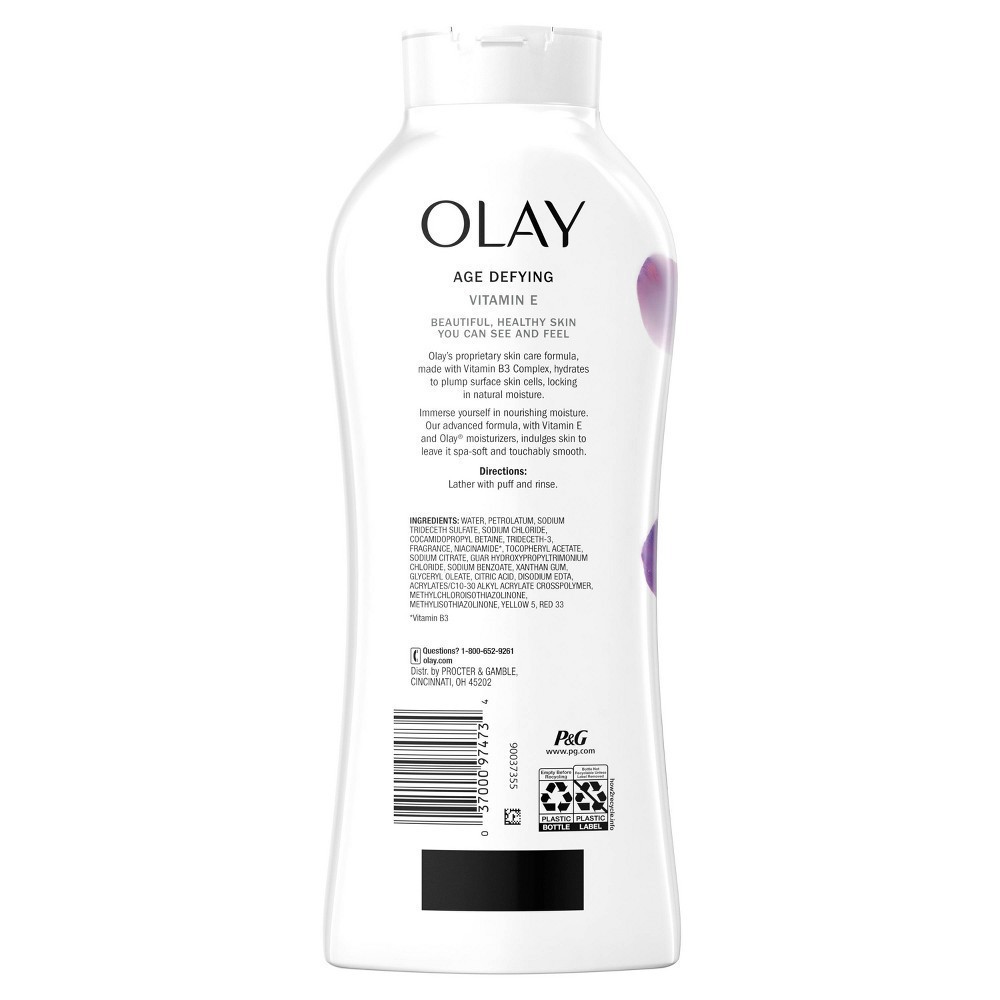 slide 8 of 8, Olay Age Defying Body Wash with Vitamin E - 22 fl oz, 22 fl oz